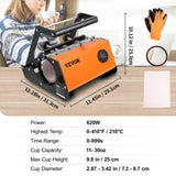 VEVOR Mug Heat Press Tumbler Heat Press Machine Sublimation Printing 11-30oz Cup - Close-Up Angle