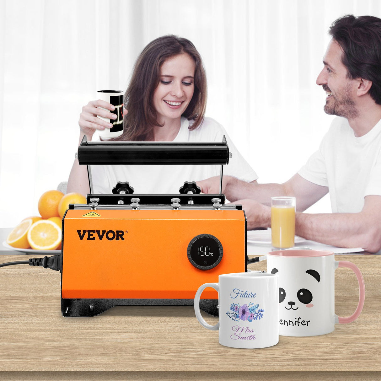 VEVOR Mug Heat Press Tumbler Heat Press Machine Sublimation Printing 11-30oz Cup