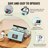 VEVOR Tumbler Heat Press Machine 11-30oz Mug Press Sublimation Tumblers Green - 45-Degree Angle