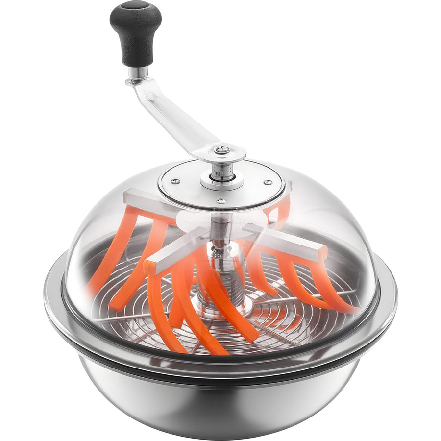 Bud Leaf Bowl Trimmer, 335 mm Manual Bud Trimmer, with Sharp Stainless Steel Blades, Visual Cutting, Wet & Dry Hydroponic Cutting Machine, Twisted Spin Cut for Plants Leaves Buds Flowers