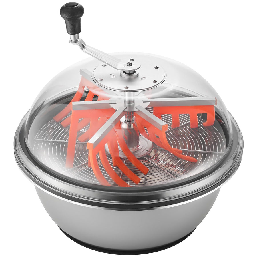 Bud Leaf Bowl Trimmer, 490 mm Manual Bud Trimmer, with Sharp Stainless Steel Blades, Visual Cutting, Wet & Dry Hydroponic Cutting Machine, Twisted Spin Cut for Plants Leaves Buds Flowers