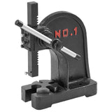 VEVOR Arbor Press, 1 Ton Manual Arbor Press, 5.9" Maximum Height, Cast Iron Heavy-duty Manual Desktop Arbor Press, Precision Hand Press for Stamping,