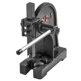 VEVOR Arbor Press, 1 Ton Manual Arbor Press, 5.9" Maximum Height, Cast Iron Heavy-duty Manual Desktop Arbor Press, Precision Hand Press for Stamping,