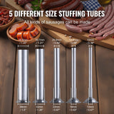 VEVOR Manual Sausage Stuffer 15 L Vertical Sausage Machine 304 Stainless Steel