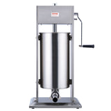 VEVOR Manual Sausage Stuffer 15 L Vertical Sausage Machine 304 Stainless Steel