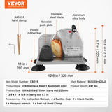 VEVOR Manual Bread Slicer 0-6