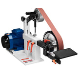 VEVOR Belt Grinder Sander, 72 x 2-Inch Variable Speed Belt Polisher with VFD, 1500W 2HP Polishing Grinding Machine with 3 Grinding Moulds & 3PCS Sanding Belts for Metalworking, Knife Making - Extra Image