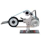 VEVOR Belt Grinder Sander, 30 x 1-Inch Variable Speed Belt Polisher with VFD, 550W Polishing Grinding Machine with 2 Grinding Moulds & 3PCS Sanding