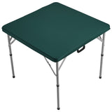 VEVOR Mahjong Table with Mahjong Tiles Set, Fold-in-Half 4 Player Card Table with 144PCS Majiang Tiles and 3 Dice, Portable Bi-Folding Domino Table