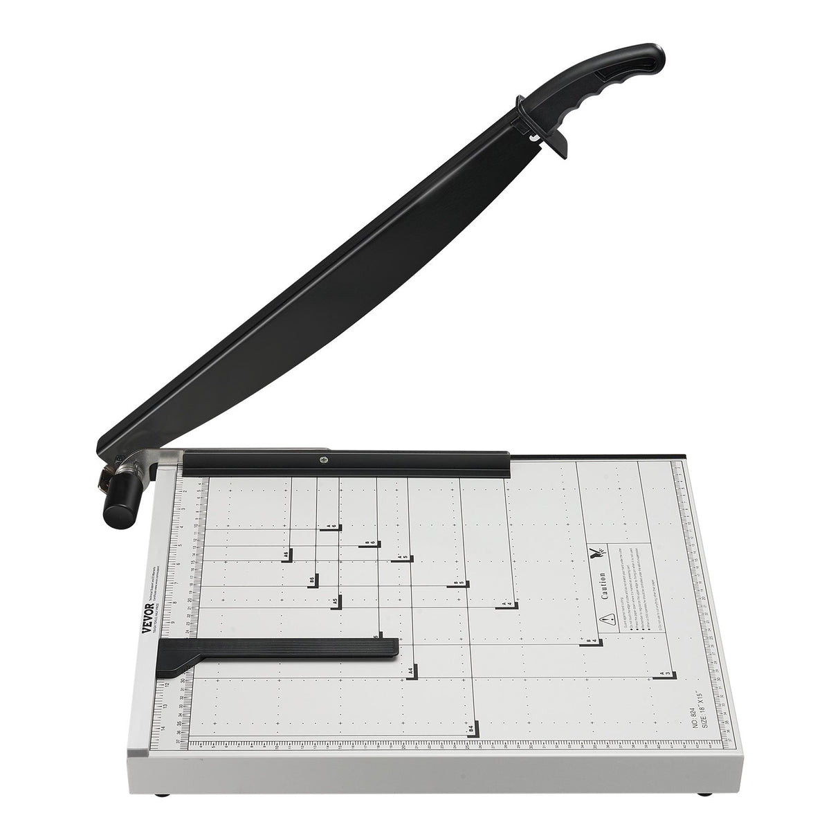 VEVOR Paper Cutter, Guillotine Trimmer, 457 mm Cut Length, 20 Sheets Capacity, Heavy Duty Guillotine Paper Cutter with Guard Rail/Blade Lock for Cardstock/Cardboard, Paper Trimmer for Home Office
