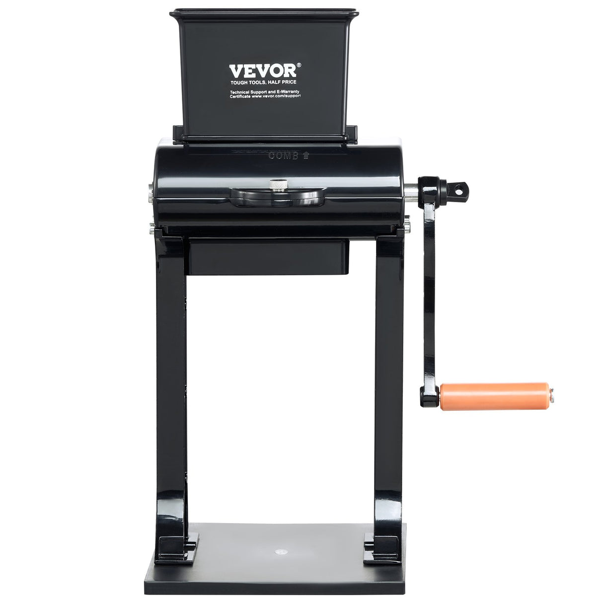 VEVOR Commercial Meat Tenderizer, Heavy Duty Stainless Steel Meat Tenderizer Machine, Quick and Easy Manual Operation Kitchen Tool, 148mm Feed Port for Beef, Turkey, Chicken, Pork, Steak, and Fish