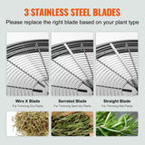 VEVOR Leaf Bowl Trimmer 16'' Manual Bud Trimmer with Stainless-Steel Blades - Top-Down View