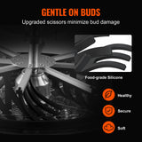 VEVOR Leaf Bowl Trimmer, 24'' Trimmer Bowl, Manual Bud Trimmer with Stainless-Steel Blades for Twisted Spin Cut, Clear Visibility Dome and Hand Pruner Included, for Cutting Leaves, Buds, Flowers - 45-Degree Angle