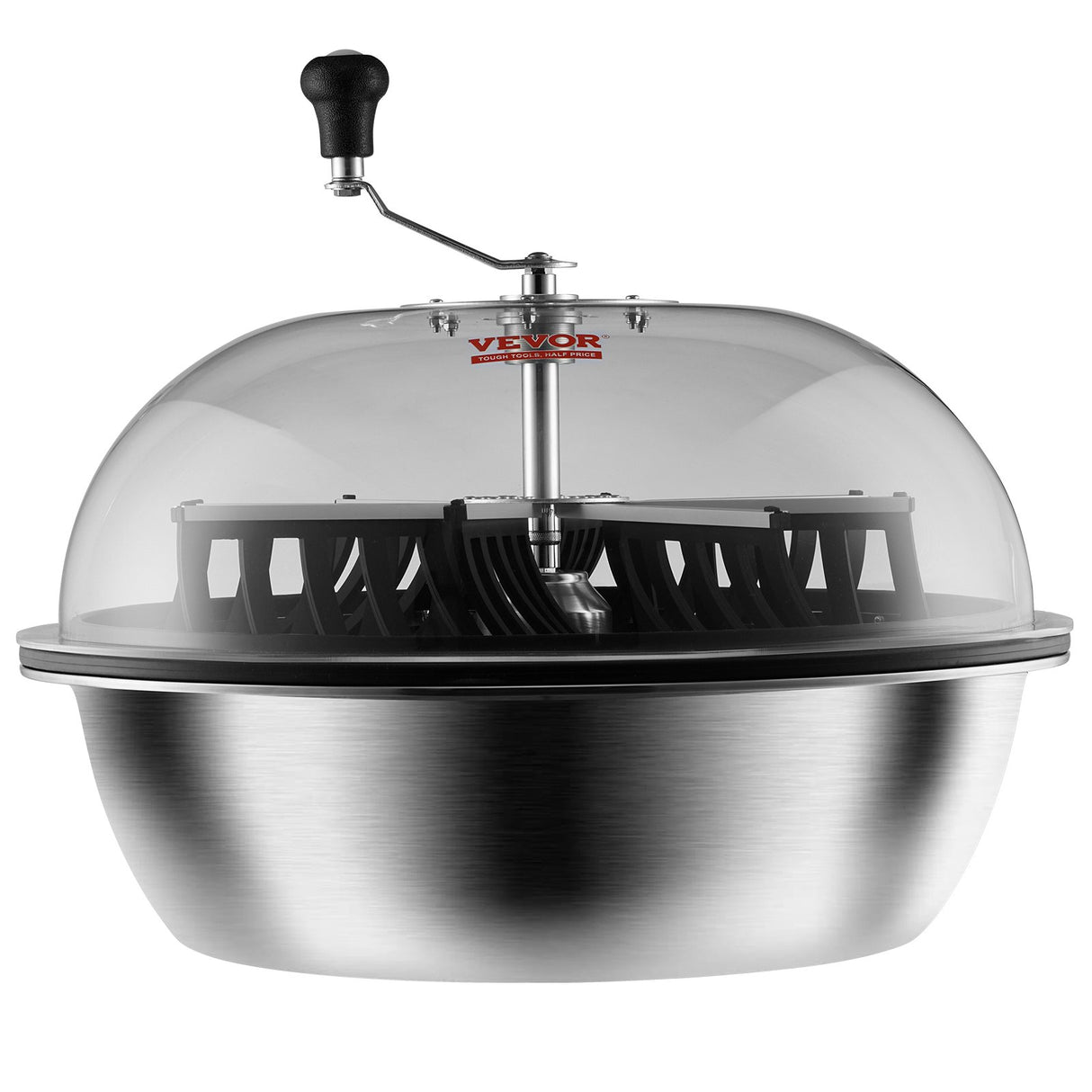 Leaf Bowl Trimmer, 24'' Trimmer Bowl, Manual Bud Trimmer with Stainless-Steel Blades for Twisted Spin Cut, Clear Visibility Dome and Hand Pruner Included, for Cutting Leaves, Buds, Flowers