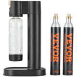 VEVOR Sparkling Water Maker, Soda Maker Machine for Home Carbonating, Seltzer Water Starter Kit with BPA-free 1L PET Bottle, 2 CO2 Cylinders,