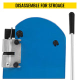 Vevor 2-in-1 Shrinker & Stretcher Set 2 Steel Jaws Sheet Metal Bender Manual Machine - Rear View