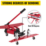 VEVOR Manual Pipe Bender Plumbers Tool 16T, Pipe Bending Machine 1/2-2 Inch, Pipe Bending Pipe Bending Machine Ø22mm-Ø60mm, Bender Tube Bender Machine Tube Bender for Heating and Piping Construction - Front View