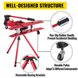 VEVOR Manual Pipe Bender Plumbers Tool 16T, Pipe Bending Machine 1/2-2 Inch, Pipe Bending Pipe Bending Machine Ø22mm-Ø60mm, Bender Tube Bender Machine Tube Bender for Heating and Piping Construction - 45-Degree Angle