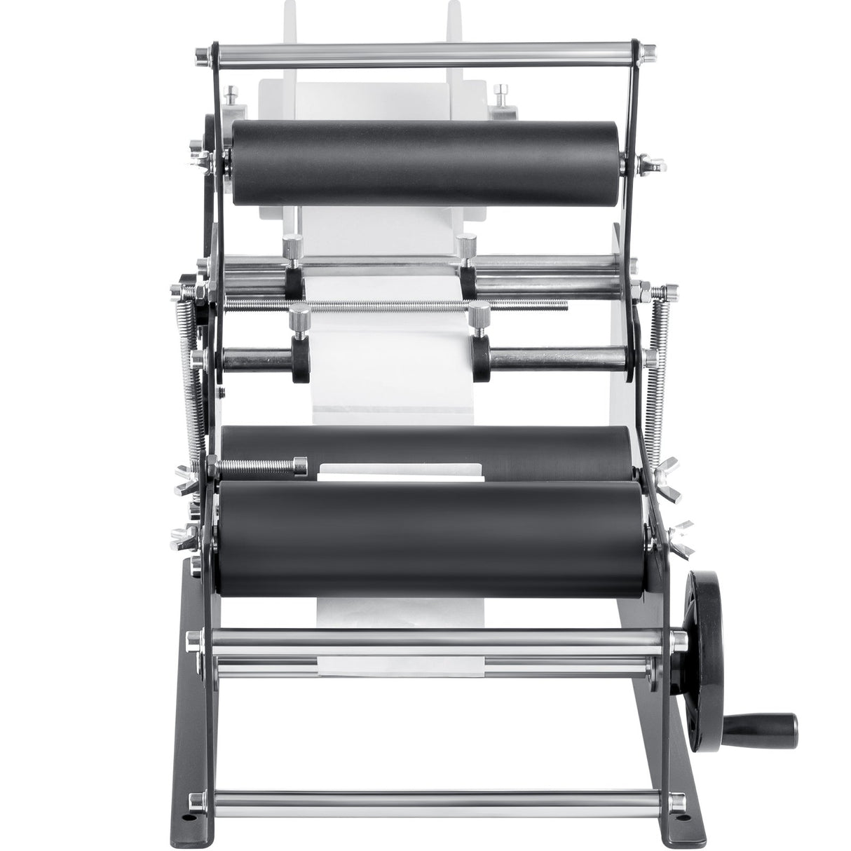 VEVOR Manual Round Labeling Machine, 15-20pcs/min, Bottle Label Applicator for Round Bottles, Adjustable Manual Round Bottle Labeler Suitable for Round Bottle Diameter 20-120 mm (with Pressing Bar)