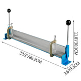 Vevor Metal Bending Machine Hand Sheet Metal Bender Adjustable Hardness - Low Angle