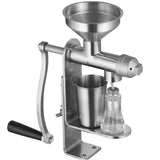 VEVOR Manual Oil Press Machine, Stainless Steel Oil Extractor Machine, Detachable Oil Presser for Effortless Cleaning, Household Oil Expeller for