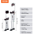 VEVOR Drywall Stilts Aluminum Tool Stilts 45.7-76.2cm Adjustable Painting Taping - Close-Up Angle