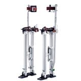 VEVOR Drywall Stilts, 24''-40'' Adjustable Aluminum Tool Stilts with Protective Knee Pads, Durable and Non-Slip Work Stilts for Sheetrock Painting, Walking, Taping, Silver - Extra Image