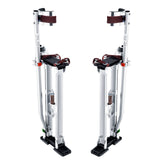 VEVOR Drywall Stilts, 24''-40'' Adjustable Aluminum Tool Stilts with Protective Knee Pads, Durable and Non-Slip Work Stilts for Sheetrock Painting, Walking, Taping, Silver - Extra Image