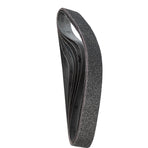 Sanding Belts, 50mm x 1066mm Belt Sander Sanding Belts, 6 PCS (Each of 36 40 60 80 100 120 Assorted Grits) Silicon Carbide for Knife Sharpening, Metalworking, Composites, Plastic Finishing