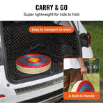 Archery Target, 5 Layers 20" Arrow Target, Traditional Solid Straw Round Archery Target Shooting Bow, Hand-Made Arrows Target, Coloured Rope Target for Backyard Outdoor Hunting Shooting Practice