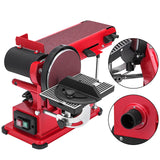VEVOR Belt Sander 4" x 36", Disc Combo Sander 6",Electric Adjustable Bench Belt Sander 375W,Grinder Bench Sanding Machine With 4 Rubber Foot Pad