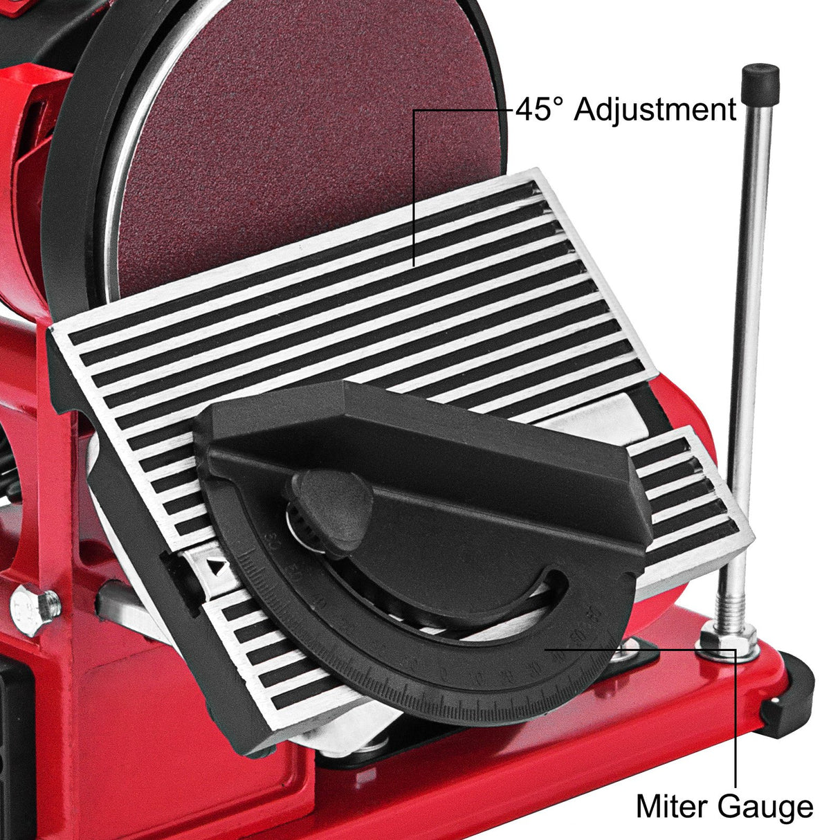 VEVOR Belt Sander 4" x 36", Disc Combo Sander 6",Electric Adjustable Bench Belt Sander 375W,Grinder Bench Sanding Machine With 4 Rubber Foot Pad