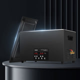 VEVOR Ultrasonic Cleaner 30L Cleaning Machine with Timer Heater & Basket 600W - Close-Up Angle