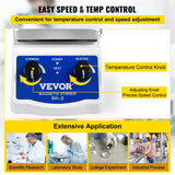 VEVOR Magnetic Stirrer Magnetic Stirrer Plate Magnetic Plate Aluminum Panel Magnetic Stirrer Hot Plate Magnetic Plate with 1 inch Stirr Bar Magnetic Stirrer Mixer (12*12) - 45-Degree Angle