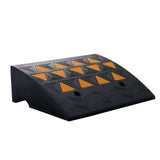 VEVOR Rubber Curb Ramp 15.2 cm Rise Height Sidewalk Curb Ramp, 37 cm Width 49.1 cm Length Driveway Ramp for Curb, 15T Heavy Duty Rubber Ramp for