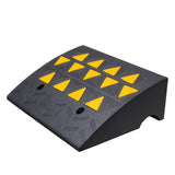 VEVOR Rubber Curb Ramp 15.2 cm Rise Height Sidewalk Curb Ramp, 37 cm Width 49.1 cm Length Driveway Ramp for Curb, 15T Heavy Duty Rubber Ramp for Forklifts, Trucks, Buses, Cars, Wheelchairs, Bikes - Extra Image