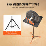 VEVOR Projector Stand Laptop Stand Tripod Adjustable Height from 26.97 to 63 in - Top-Down View