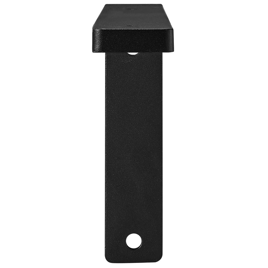 Shelf Bracket, Heavy Duty Floating Shelf Brackets 25.6 x 15.5 cm, 4 Pcs Brackets for Shelves, 5mm Thick Matte Black L Shelf Bracket,Steel Shelving Brackets with 72.6 kg Load Capacity