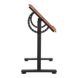 VEVOR Drafting Table Adjustable 0???0? Tilt Wooden Drawing Desk with H-Frame