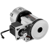 VEVOR Dividing Head, K11-100mm 3-Jaw Chuck, CNC Router Milling Machine Rotational Axis 4th Axis A Axis Indexing Head, 65 mm Center Height MT2 Tailstock 6:1 Gear Ratio, Universal for Engraving - Extra Image