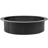VEVOR Outdoor Fire Pit Ring 106cm BBQ Table Grill Garden Wood Burning Fireplace - Extra Image