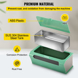 VEVOR Ultrasonic Cleaner Ultrasound Cleaning Machine 500ML Green for Jewelry - Rear View