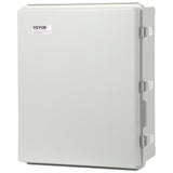 VEVOR Outdoor Electrical Junction Box, 530 x 430 x 200 mm, ABS Plastic Electrical Enclosure Box with Hinged Cover Stainless Steel Latch, IP67 Dustproof Waterproof for Outdoor Electrical Projects, 21 x 17 x 8 inch