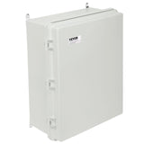 VEVOR Outdoor Electrical Junction Box, 530 x 430 x 200 mm, ABS Plastic Electrical Enclosure Box with Hinged Cover Stainless Steel Latch, IP67 Dustproof Waterproof for Outdoor Electrical Projects, 21 x 17 x 8 inch - Extra Image