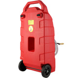 VEVOR 60.57L Fuel Caddy, 7.8 L/min, Portable Gas Storage Tank Container with Hand Pump Rubber Wheels, Fuel Transfer Storage Tank for Gasoline Diesel Machine Oil Car Mowers Tractor Boat Motorcycle - Extra Image