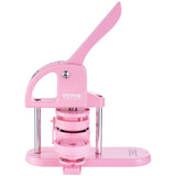 VEVOR Button Maker, 1/1.25/2.28 inch(25/32/58mm) 3-IN-1 Pin Maker, 300pcs Button Parts, Button Maker Machine with Panda Magic Book, Ergonomic Arc Handle Punch Press Kit, For Children DIY Gifts, Pink - Extra Image