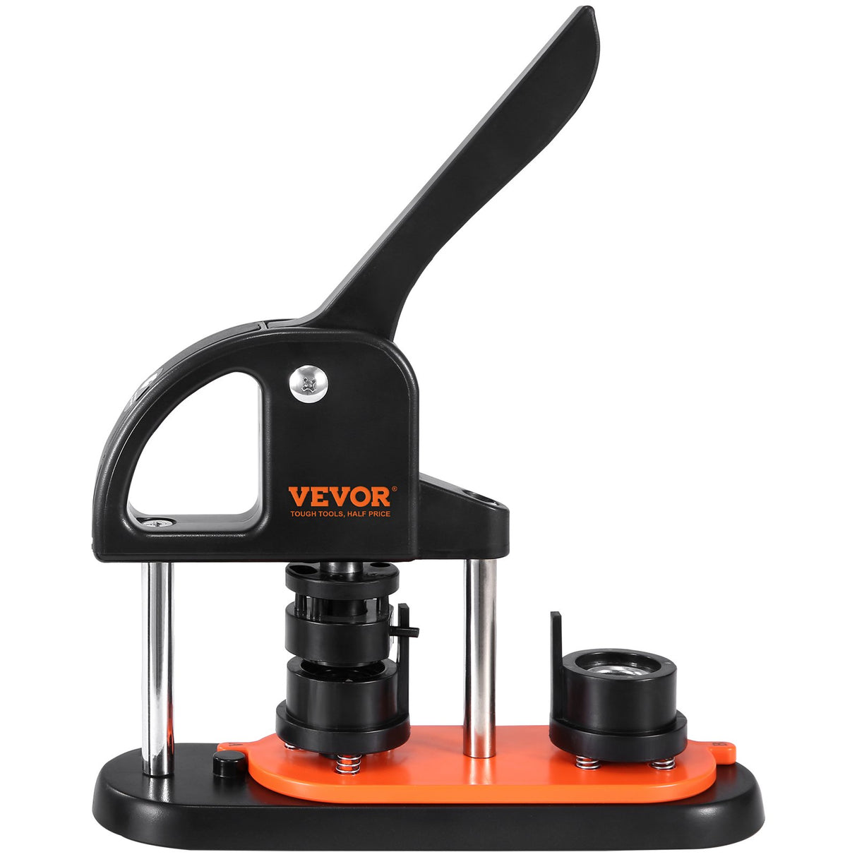 VEVOR Button Maker Machine, 0.98 inch/25mm Pin Maker, Installation-Free Badge Punch Press Kit, Children DIY Gifts Button Making Supplies with 500pcs Button Parts, Circle Cutter, Magic Book