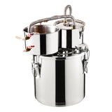 VEVOR Moonshine Still Water Alcohol Distiller 5Gal w/Thumper Keg & 8W Water Pump - Extra Image