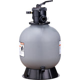 VEVOR Sand Filter, 19-inch, 482.6mm, Up to 45 GPM Flow Rate, Above Inground Swimming Pool Sand Filter System with 7-Way Multi-Port Valve, Filter,