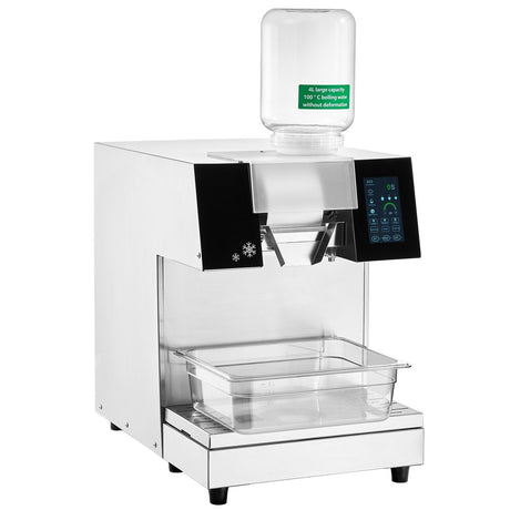 Commercial Snowflake Ice Machine, 397LBS/24H Snowflake Ice Maker, Stainless Steel Ice Shaver Machine,, image 10